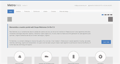 Desktop Screenshot of grupometromex.com